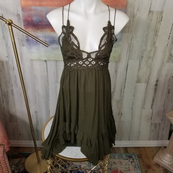 Free People Intimately FP Adella Frilled Chemise - Picture 6 of 6